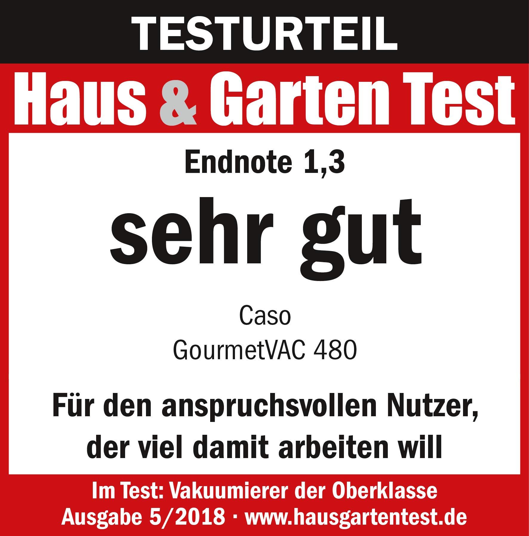 Caso GourmetVAC 480 – Vakuumierer – Bild 2