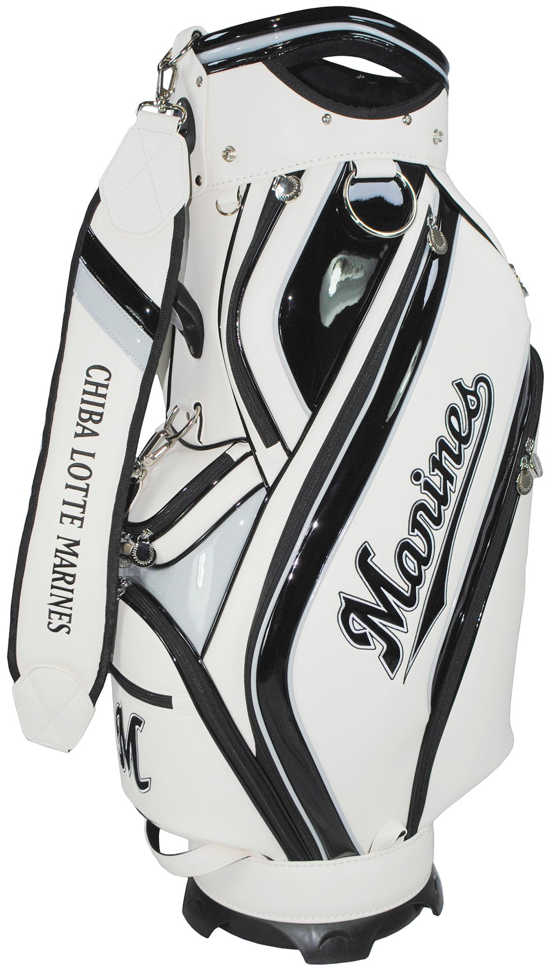 千葉ロッテマリーンズ　キャスター付きキャディバッグ 千葉ロッテマリーンズ キャスター付きキャディバッグ 楽天市場