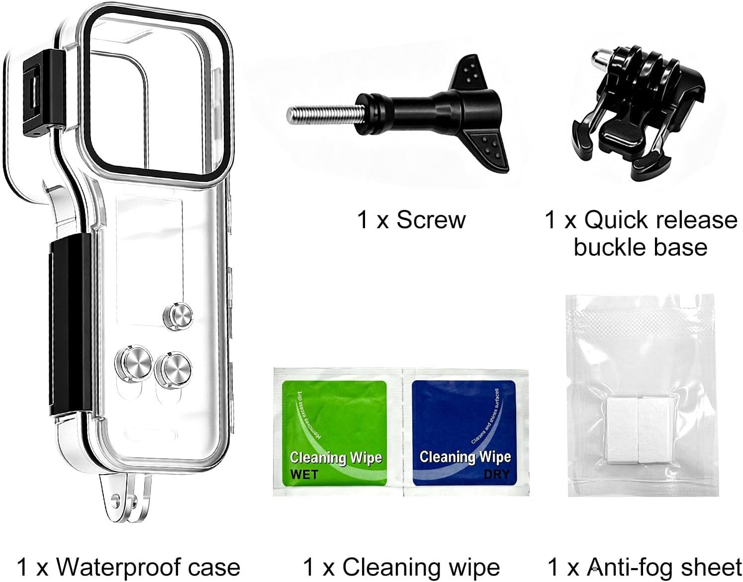 PULUZ Waterproof Case for DJI Osmo Pocket 4, 50M/164FT Diving Housing Shell Protective Case, Underwater Waterproof Protection Cover Accessory for Diving, Snorkeling and Water Sports