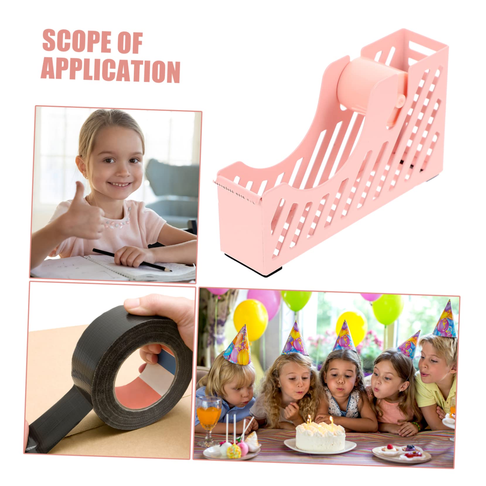 3pezzi Dispenser Per Nastro Adesivo Tavolo Cutter Compatto Per Ufficio e Casa Stabile Per Taglio Facile e Nastro Adesivo e Masking Tape