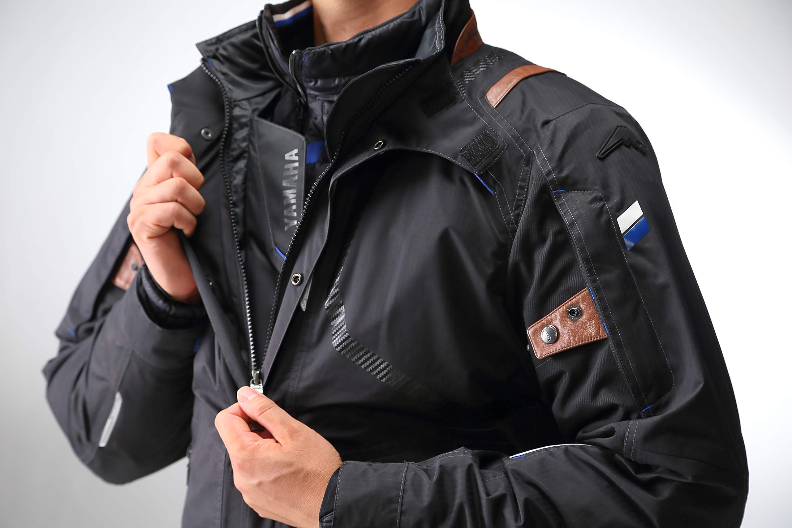 クシタニ×ヤマハ アロフトジャケット メンズL YAF-53K ブラック Webike