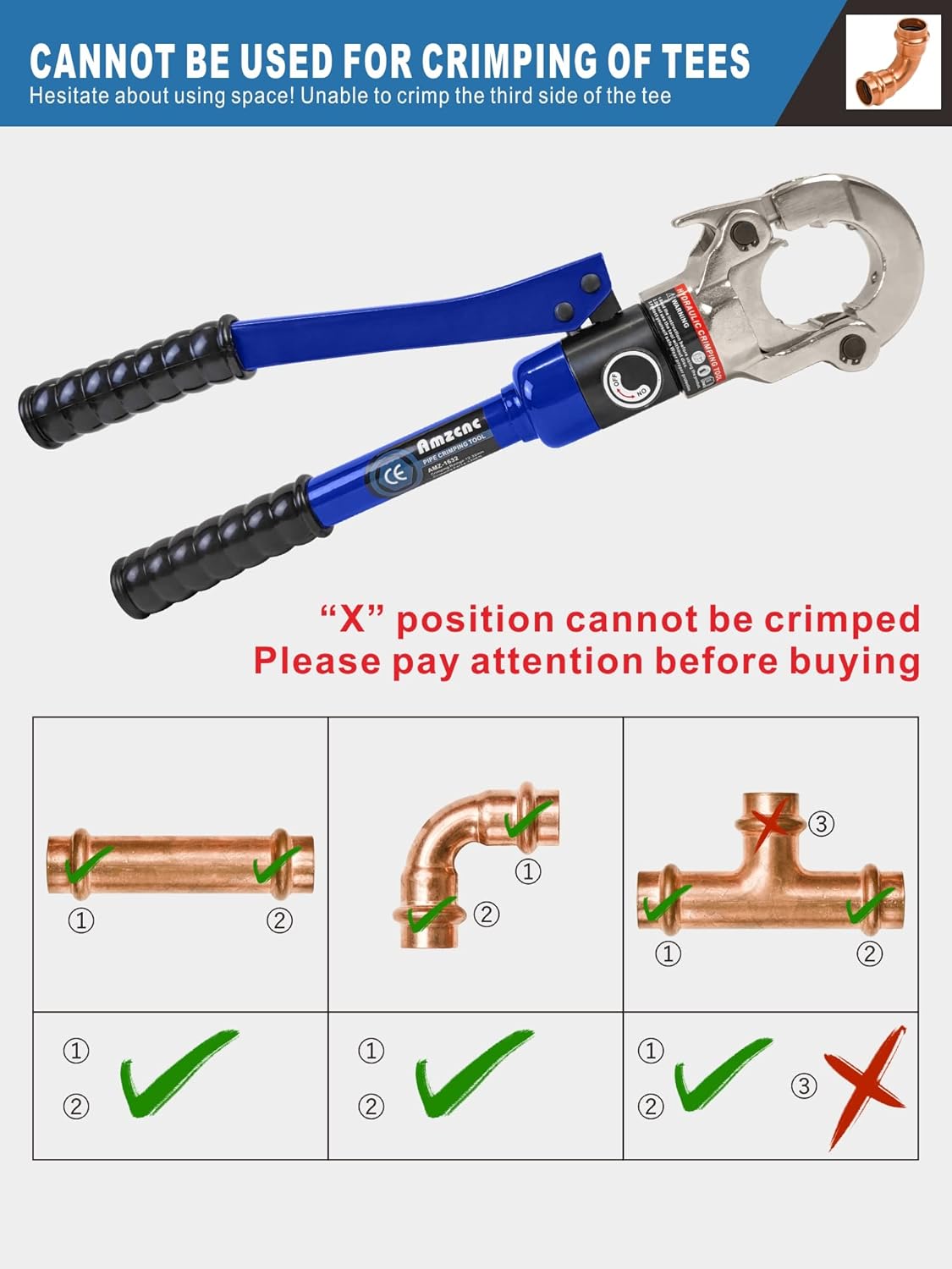 Hydraulic Pipe Crimping Tool for Copper Tube Australia Ubuy