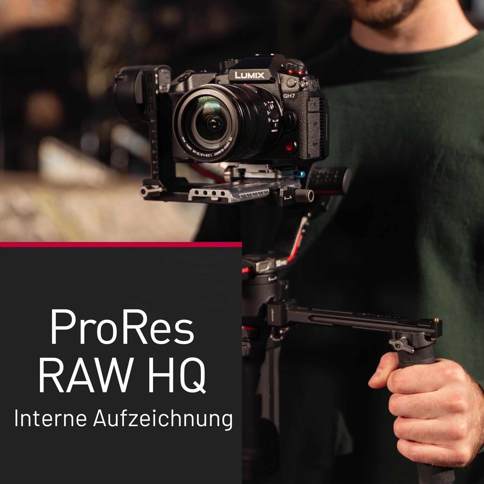 Panasonic Lumix DC-GH7E Micro Four Thirds Kamera, 25,2 MP, Open Gate, C4K/4K 4:2:2 60/50p Video, Phasen-Hybrid-AF, Active is, LUT, 32-Bit Float-Audio, OLED-Sucher, drehbarer Monitor, Schwarz