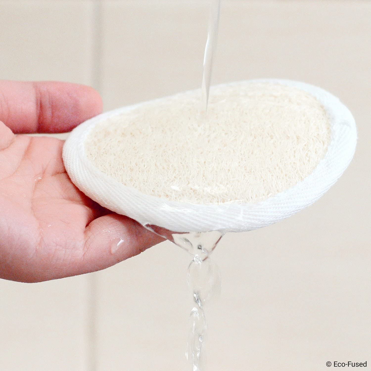 Ręczniki luffa (zestaw 5 sztuk) - Gąbki złuszczające do szorowania - Naturalny materiał Luffa - Niezbędny produkt do pielęgnacji skóry - Do kąpieli/kąpieli - Tekstura włóknista