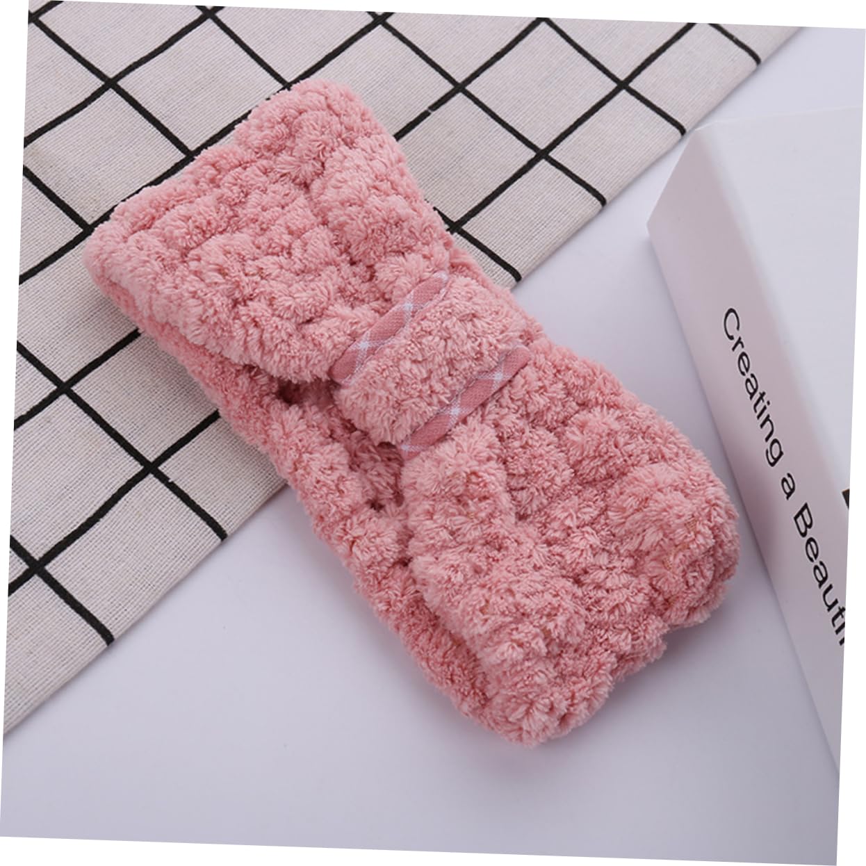 Beavorty 9stücke Teiliges Fleece Haarband Für Damen Elastisches Sport Und Spa-stirnband Mit Schleifen-design Für Yoga Gesichtswäsche Und Make-up Farben Zufällig