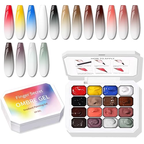 Sponge Pat Paint - Gel de uñas degradado, gel degradado para uñas, rubor de uñas, uñas de aura, pelador de dibujo, pintura floral, arte de uñas, no