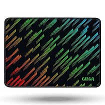 GIZGA essentials (35cm x 25cm Extended Gaming Mouse Pad, Laptop Desk Mat, Computer Mouse Pad with Smooth Mouse Control, Mercerized Surface, Antifray Stitched Embroidery Edges, Anti-Slip Rubber Base