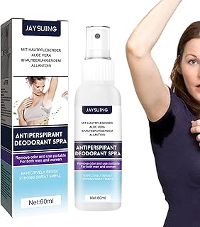 Spray Desodorante Antitranspirante | Spray Odores Corporais 60ml,Desodorante spray antitranspirante antitranspirante para remover odores das axilas com proteção contra odores Ainichi