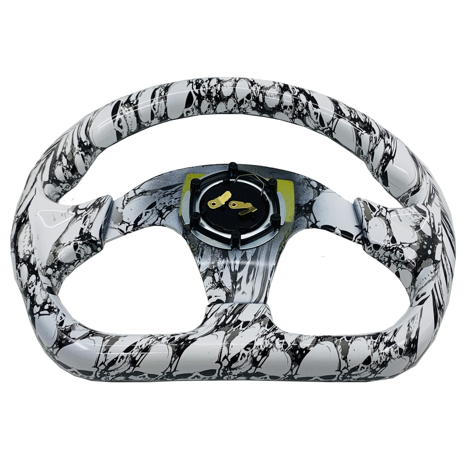 Spaorcco 320mm D-Shaped Racing Steering Wheel - Acrylic Universal Sport Wheel For Car Sim Racing, Drift, PC Games - View #8