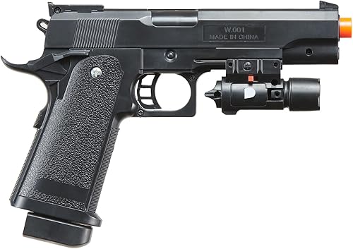 Miniatura 3 de P2 Spring Powered Airsoft Pistola Plástico Ligero (Negro)