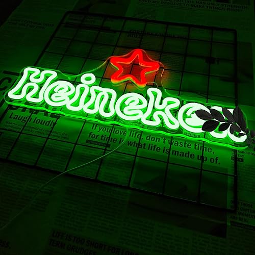 Miniatura 3 de Letreros de neón de cerveza regulables con luz de neón para el hogar, bar, letreros de cerveza de neón para decoración de pared, tienda de cuevas de