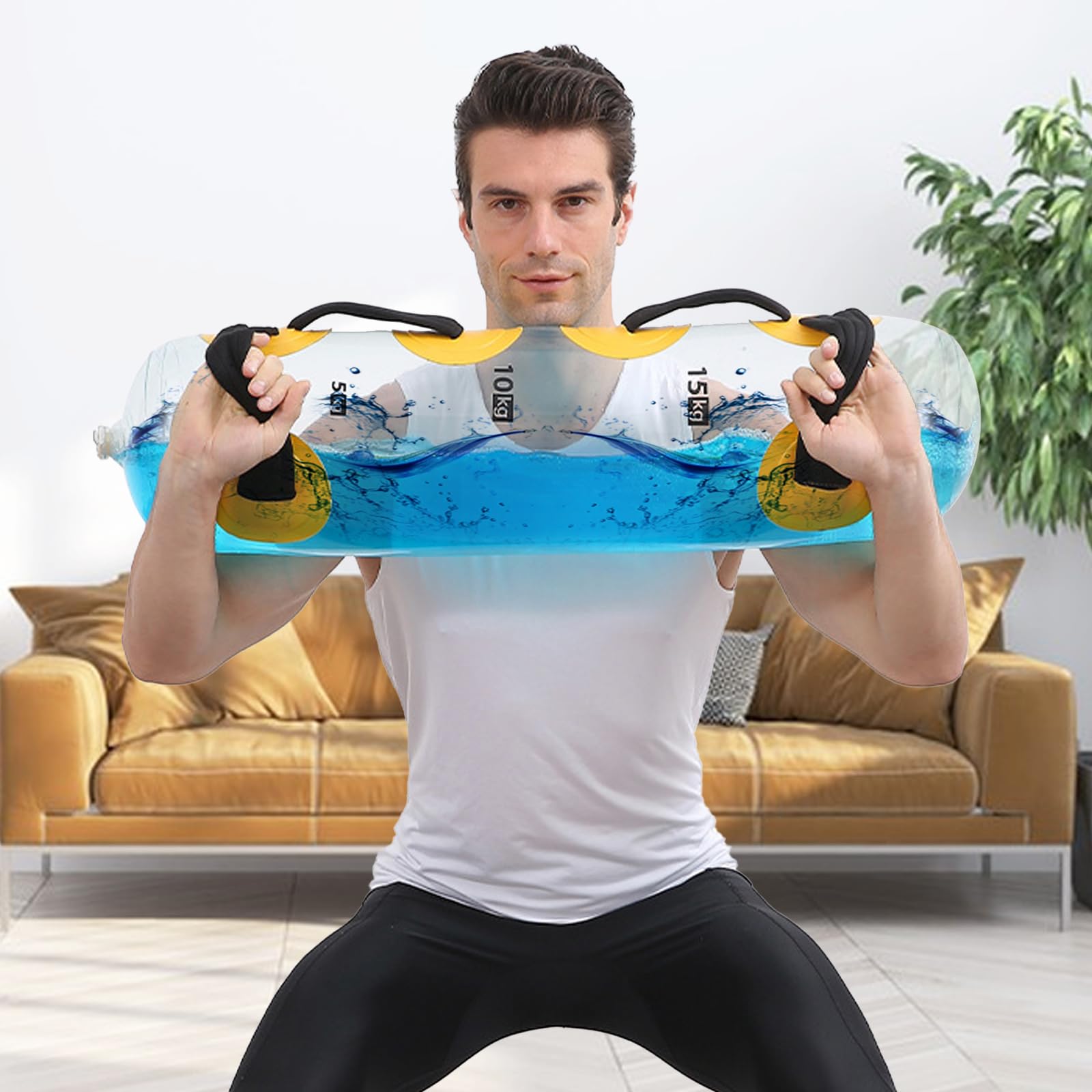 Aqua Bag, Power Bag 20kg Allenamento Sand Bag Fitness Water Bag Sacca D'acqua Riempibile per Cardio Borsa per Acqua da Allenamento per Fitness Casa Palestra Yoga