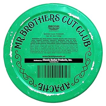 Amazon.co.jp: BROSH CLAY POMADE 120g 艶無し ハードホールド