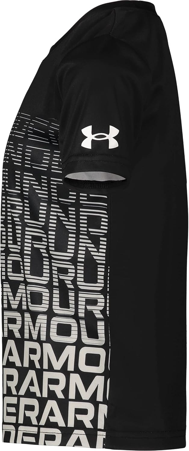 Under Armour Boys Short Sleeve Shirt, Crewneck, Lightweight and Breathable - Image 2