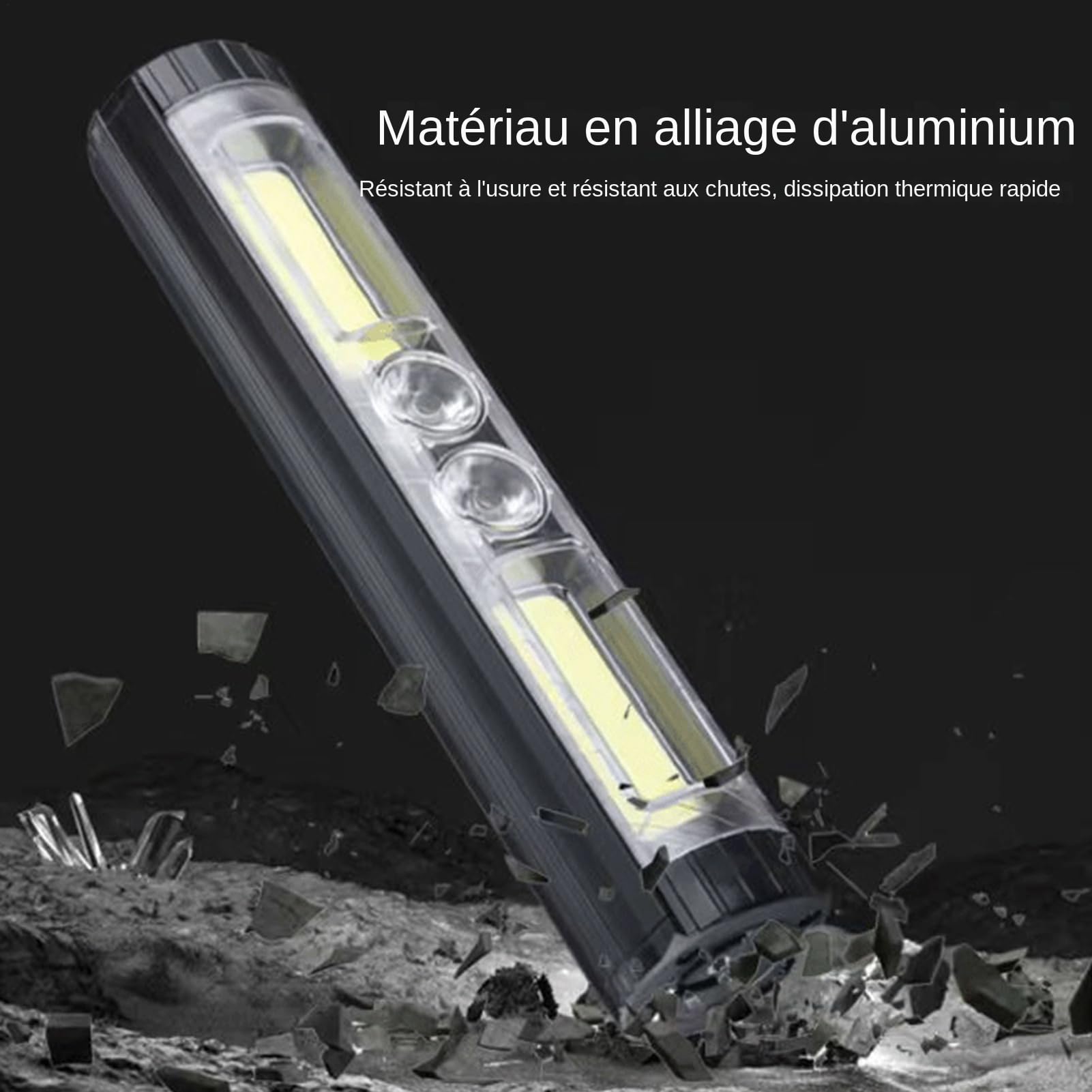 Faro Bicicletta, Ricaricabile USB Impermeabile 4 Mode, Illuminazione Bicicletta, Accessori Ciclismo Uomini Donne Giovani e Appassionati All'aperto