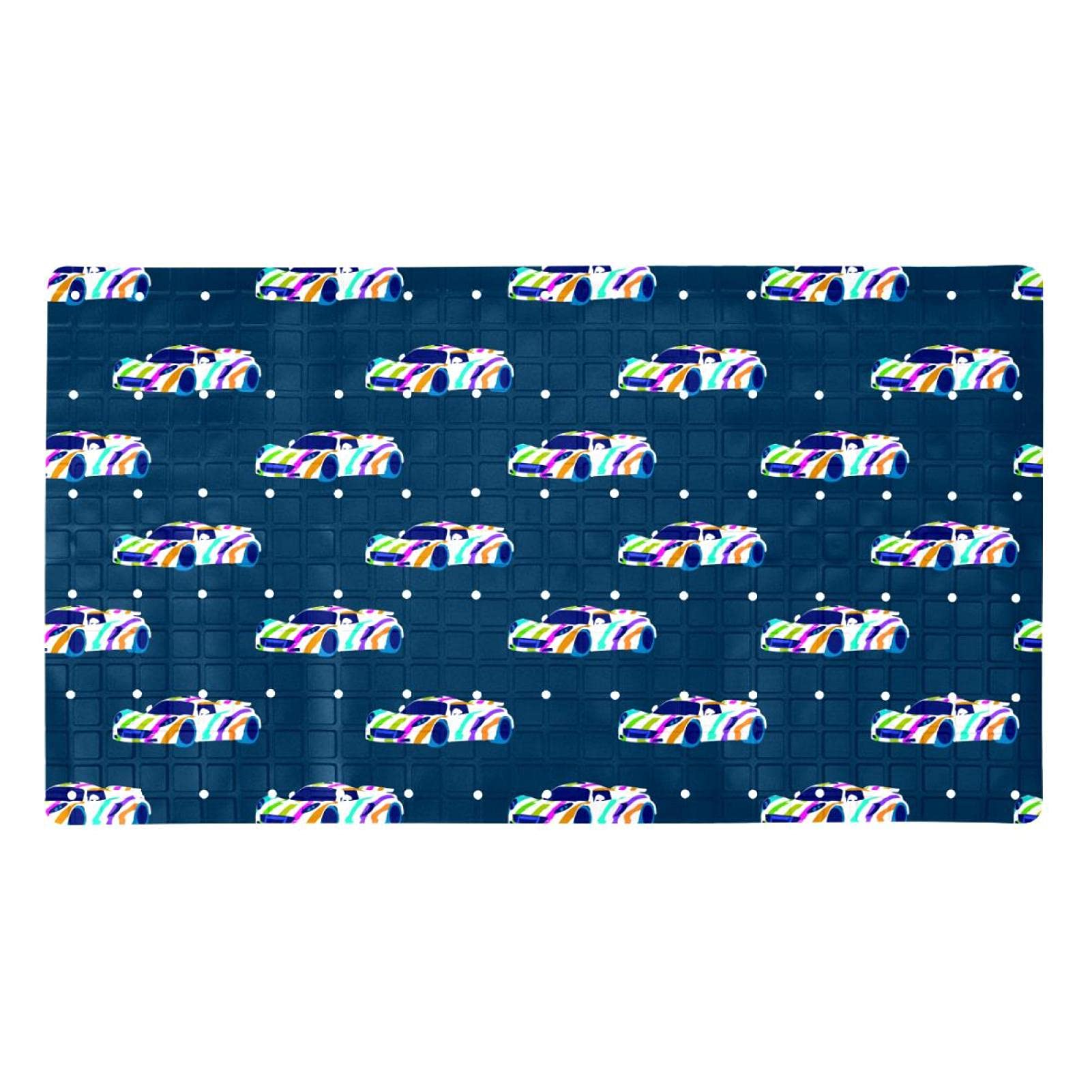 Tapis de bain antidérapant avec trous de drainage et ventouses Bennigiry