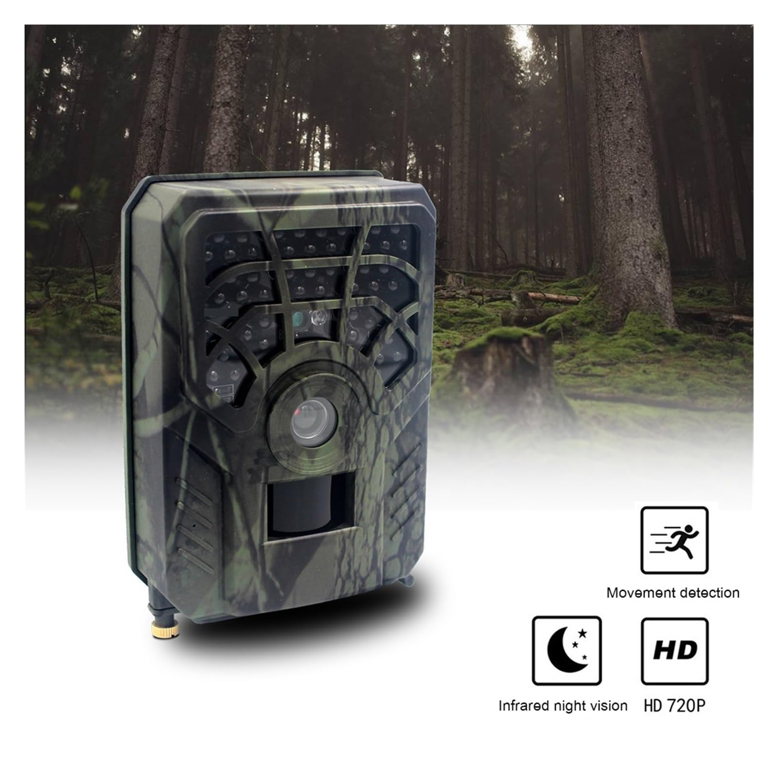 Macchina Fotografica Di Caccia Photo Trap Night Vision Tracking Camera Wildlife Trail For La Famiglia Accessori Da Campeggio All'aperto