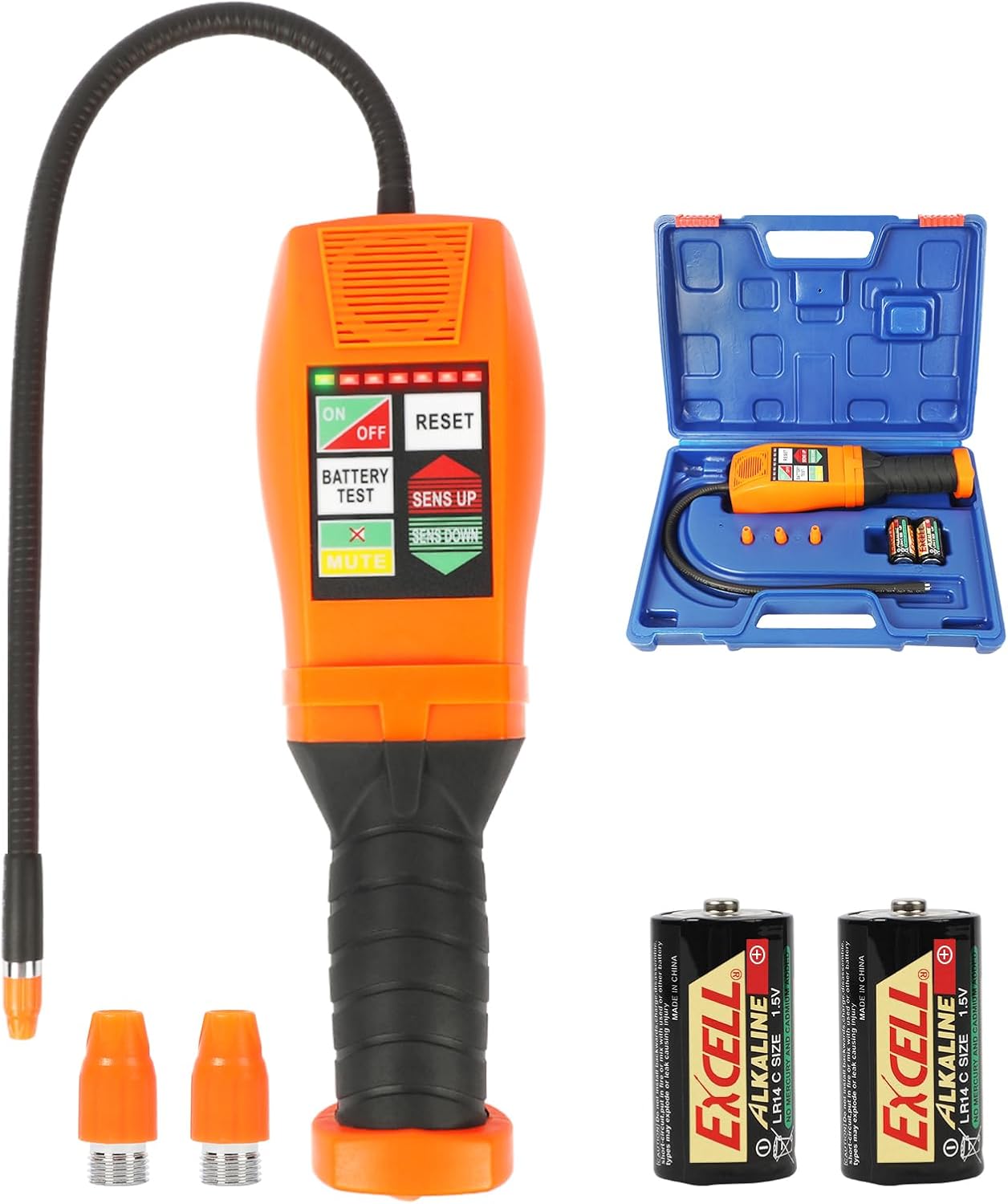 Refrigeration Leak Detector Freon Leak Detector Halogen Gas Tester HVAC