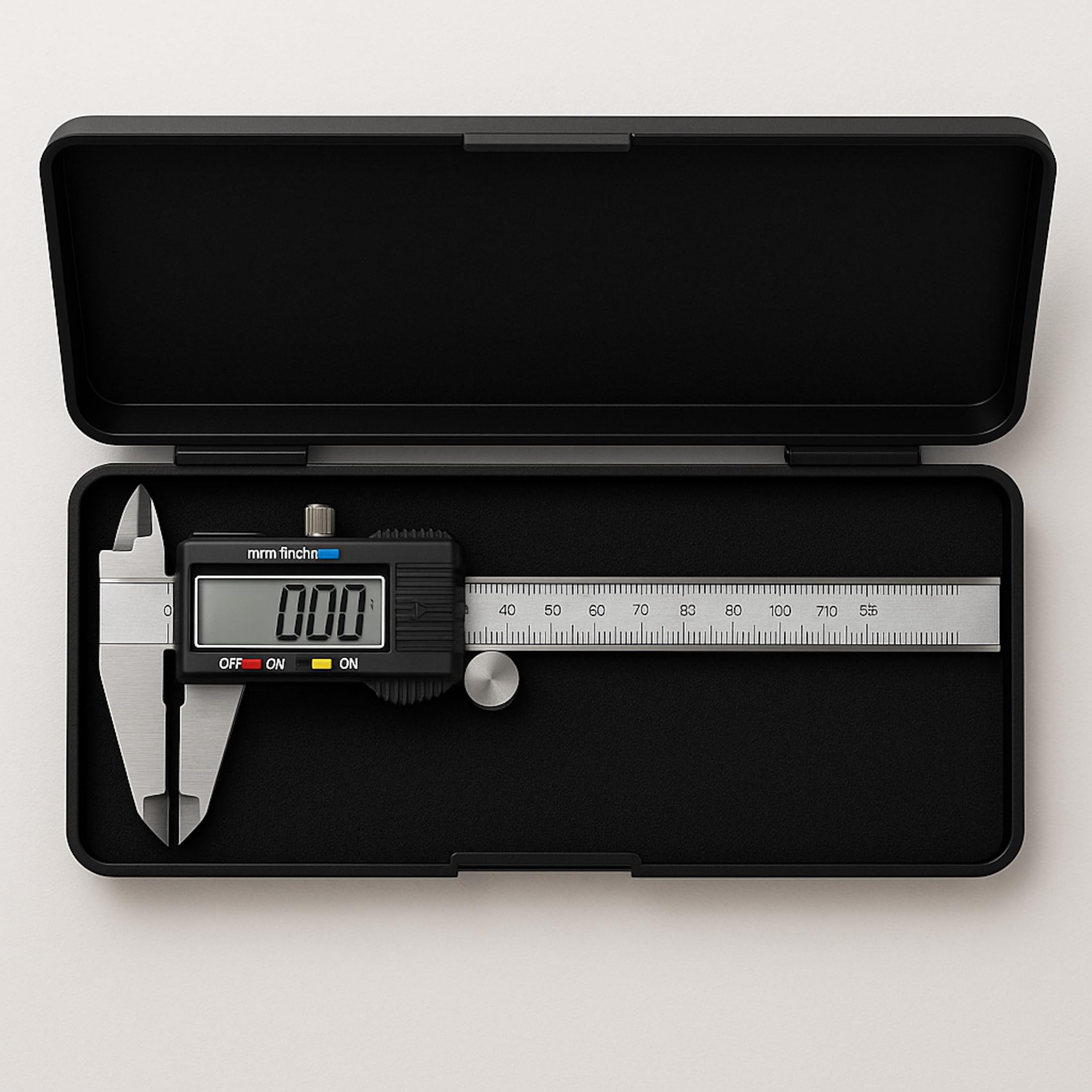 Digital Vernier Calipers 150mm Stainless Steel, Electronic Measuring Caliper with LCD Screen, mm/Inch/Fraction, Inside Outside Depth Step Measurements, Splash Resistant with Case — view 3