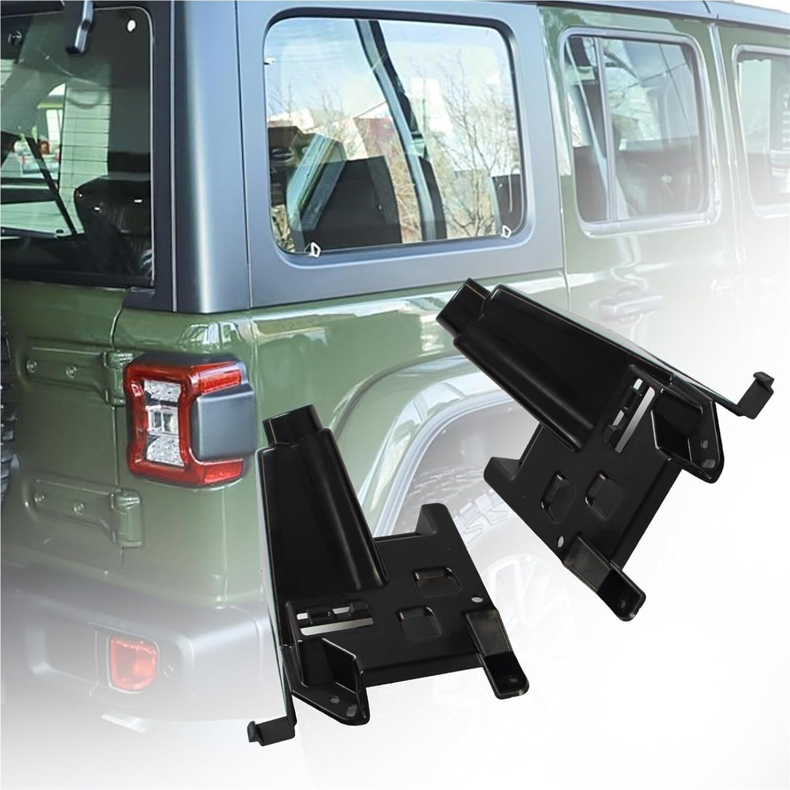 uchwyt podstawy Pasuje do Jeep Wrangler JL 2018-2024 2018 2019 2 szt. Uchwyty tylnych świateł Zestawy montażowe tylnych świateł Uchwyt lampy tylnej