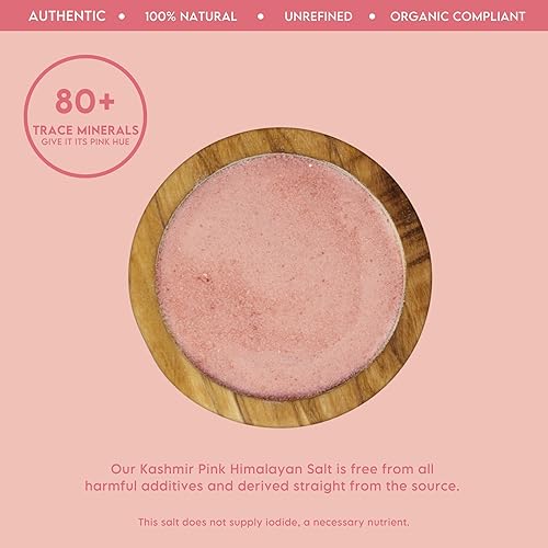 Miniatura 7 de LA Salt's Kashmir Pink Sal del Himalaya, grano de polvo (0.004-0.012in), bolsa a granel de 55 libras