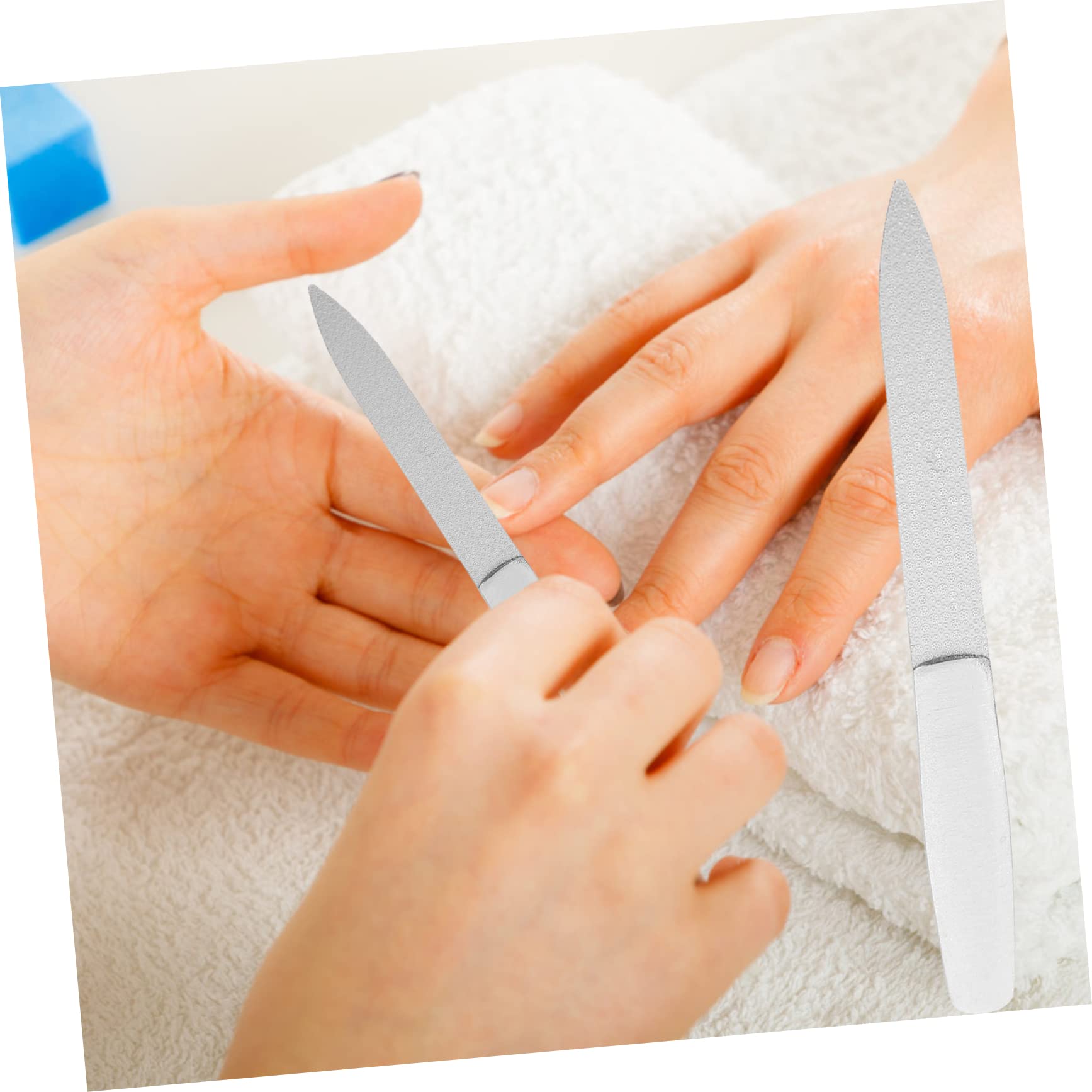 minkissy Pezzi Lima Per Unghie In Metallo Lima Per Unghie E Buffer Lima Per Unghie Elettrica Levigatrice Per Unghie Lima Per Unghie In Acciaio Inossidabile Para Uñas Tamponi Per Unghie