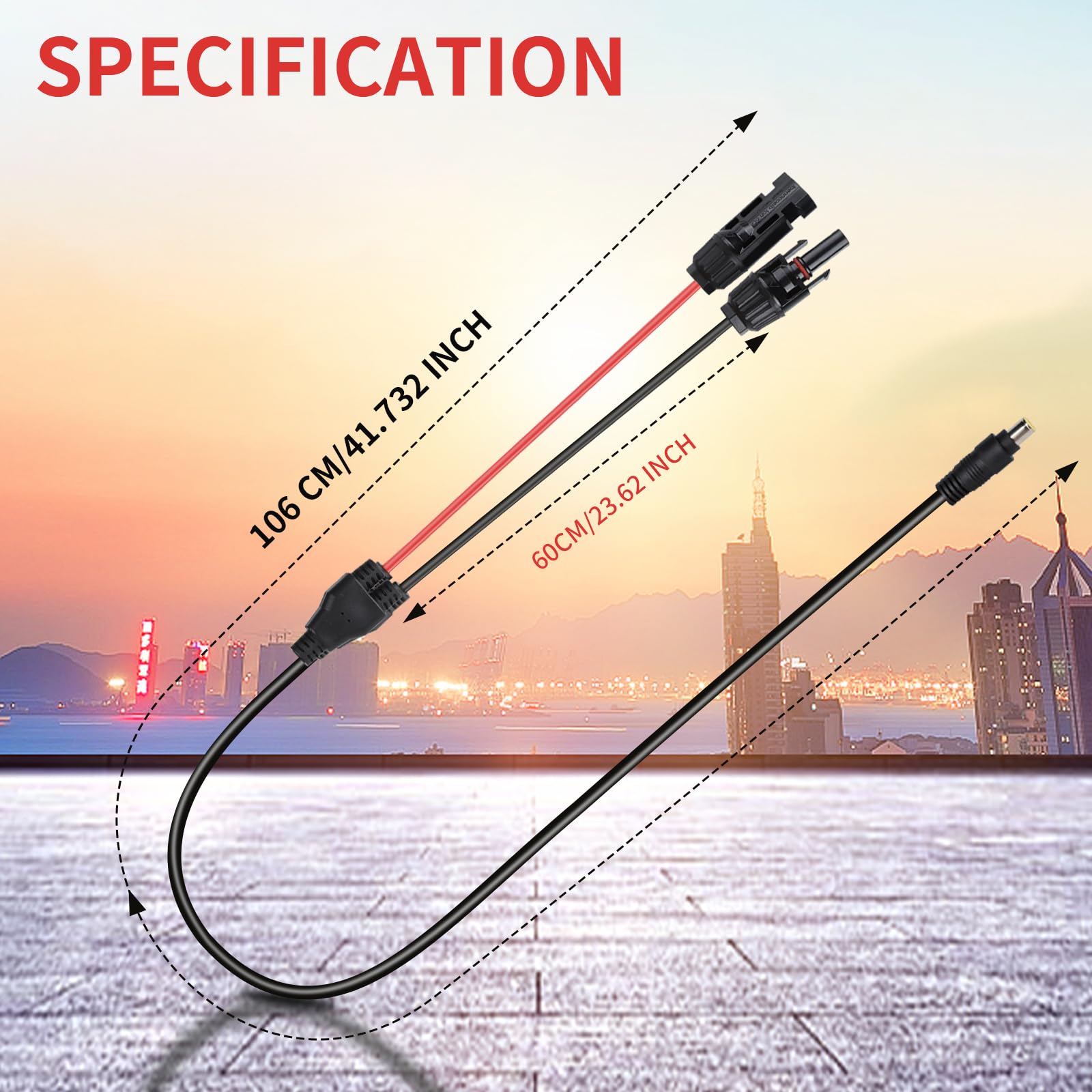 Amazon.com: HNYYZL Jackery Solar Panel Connector | MC4 to DC 8mm