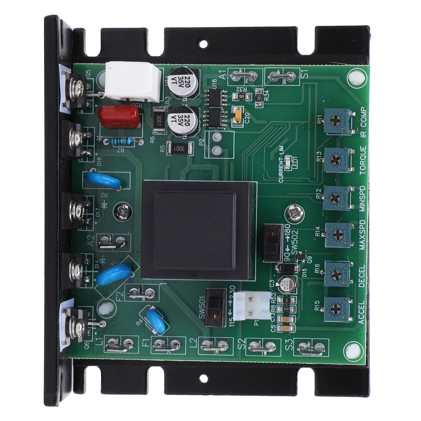 Regolatore di velocità Motore MM23001C per Ingresso CA 115/230 V - Modulo di Controllo velocità Variabile SCR Regolabile