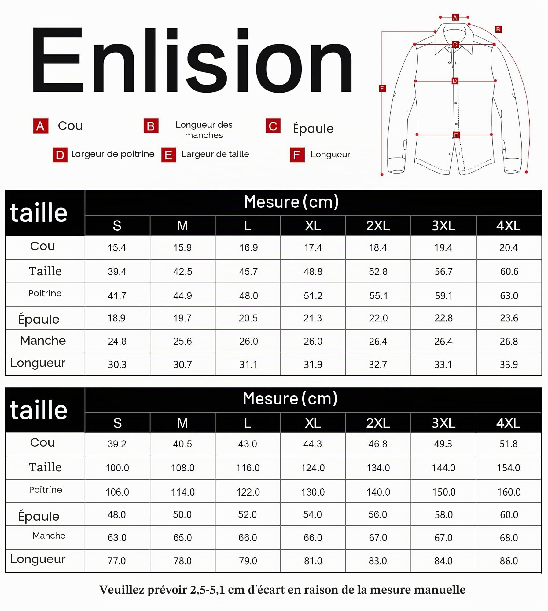 Enlision Chemises pour Hommes Habillées Manches Longues Chemise Casual Regular Fit Chemises