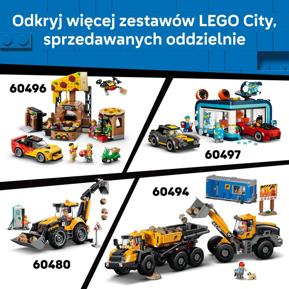 LEGO City Samolot pasażerski 60492 | Samolot dla dzieci 4+, zestaw klocków konstrukcyjnych, prezent dla chłopca i dziewczynki, łatwe budowanie, 118 elementów