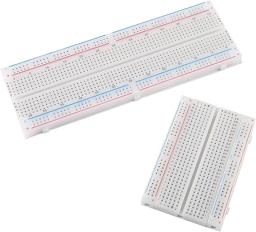 Miniatura 3 de Alinan Kit de 10 tablas de pan incluido 5 piezas de 830 puntos 5 unids 400 puntos Breadboard para bloques de conexión de distribución Proto Shield