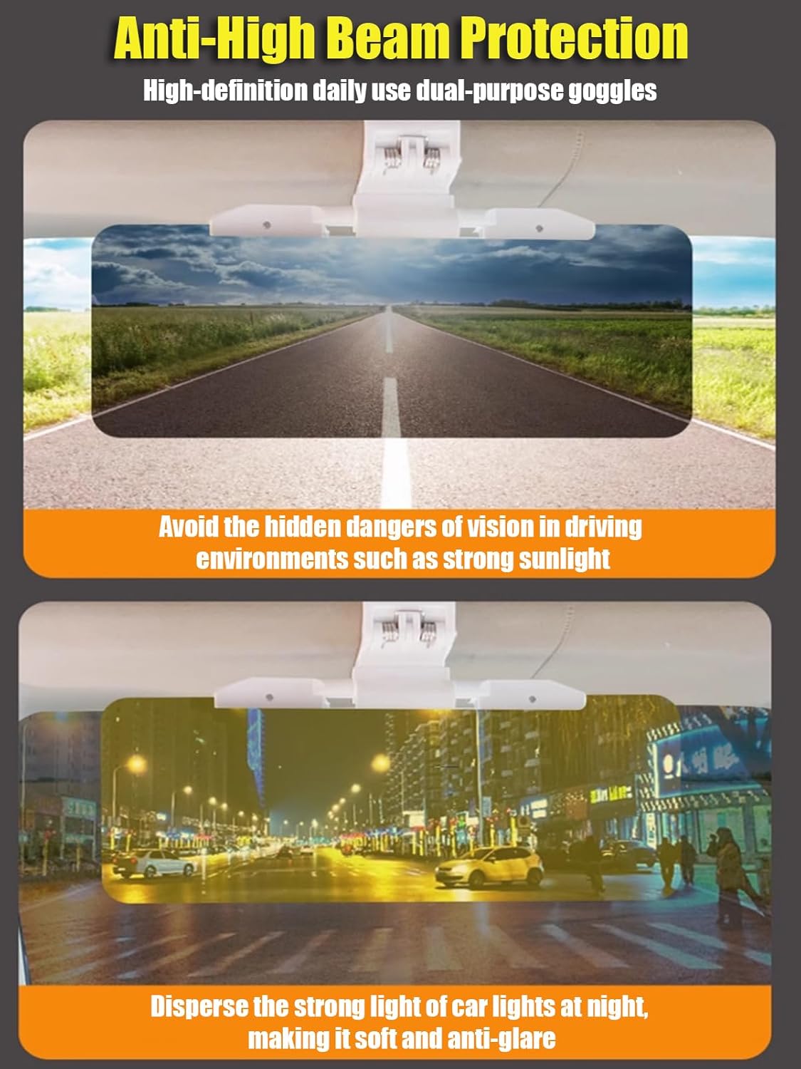 Car Sun Visor Extender for Subaru Ascent Crosstrek WRX BRZ, Anti-Glare Visor Adjustable Car Sun Visor, Polarized Car Visor Extender Sun Blocker, Automotive Interior,32 * 12CM