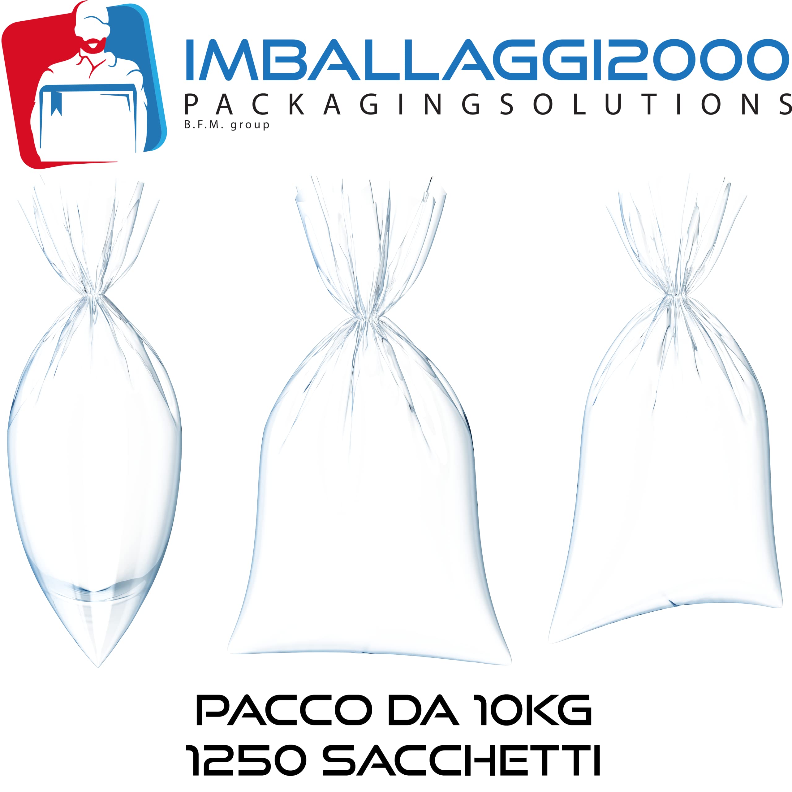 AiQInu Sacchetti Plastica 8 x 12 cm, 100 Pezzi Sacchetti Alimenti