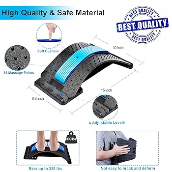Amazon.com: Back Stretcher for Lower & Upper Back Pain