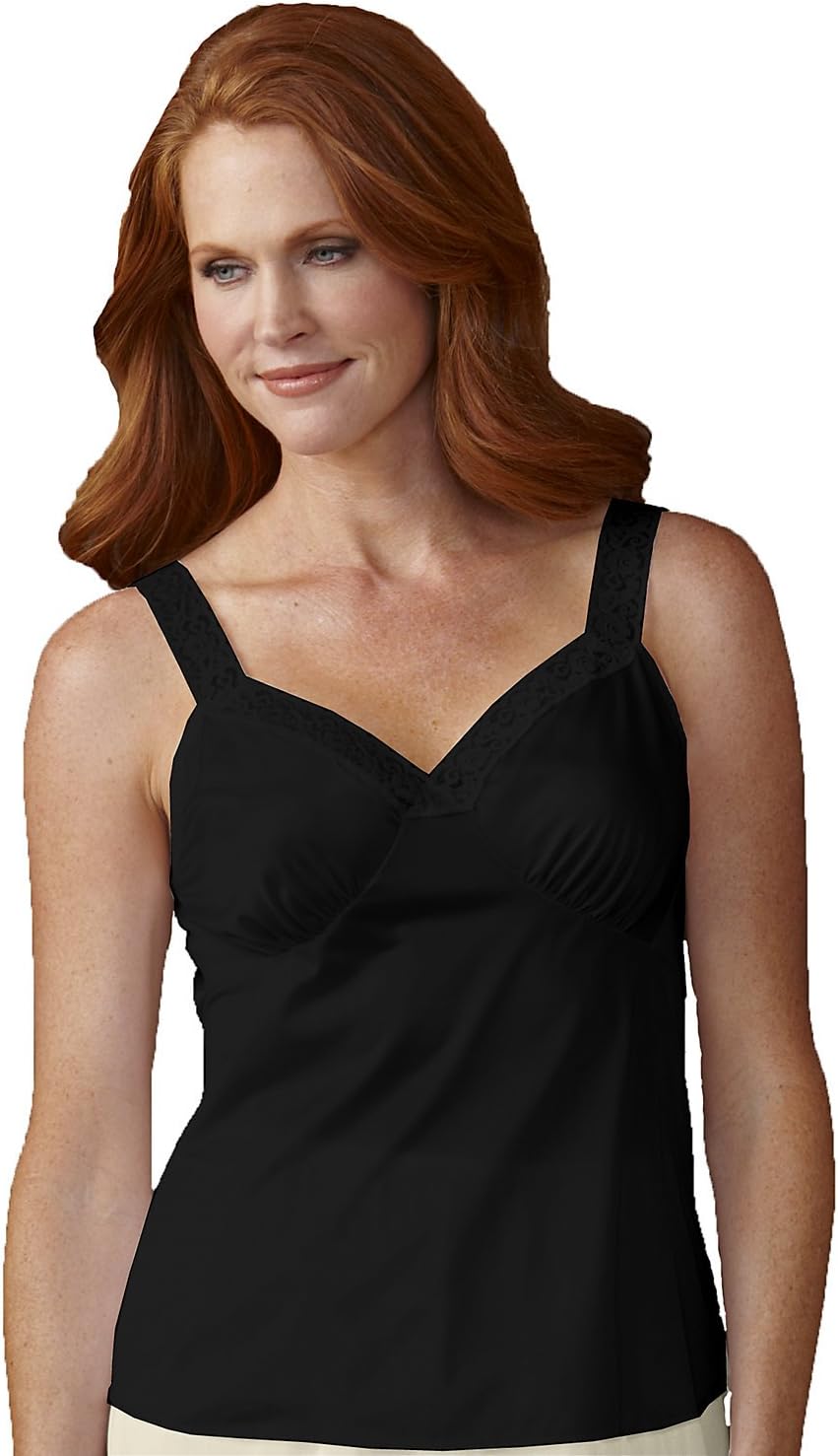 Dixie Belle Stretch Strap Camisole, Black, 34