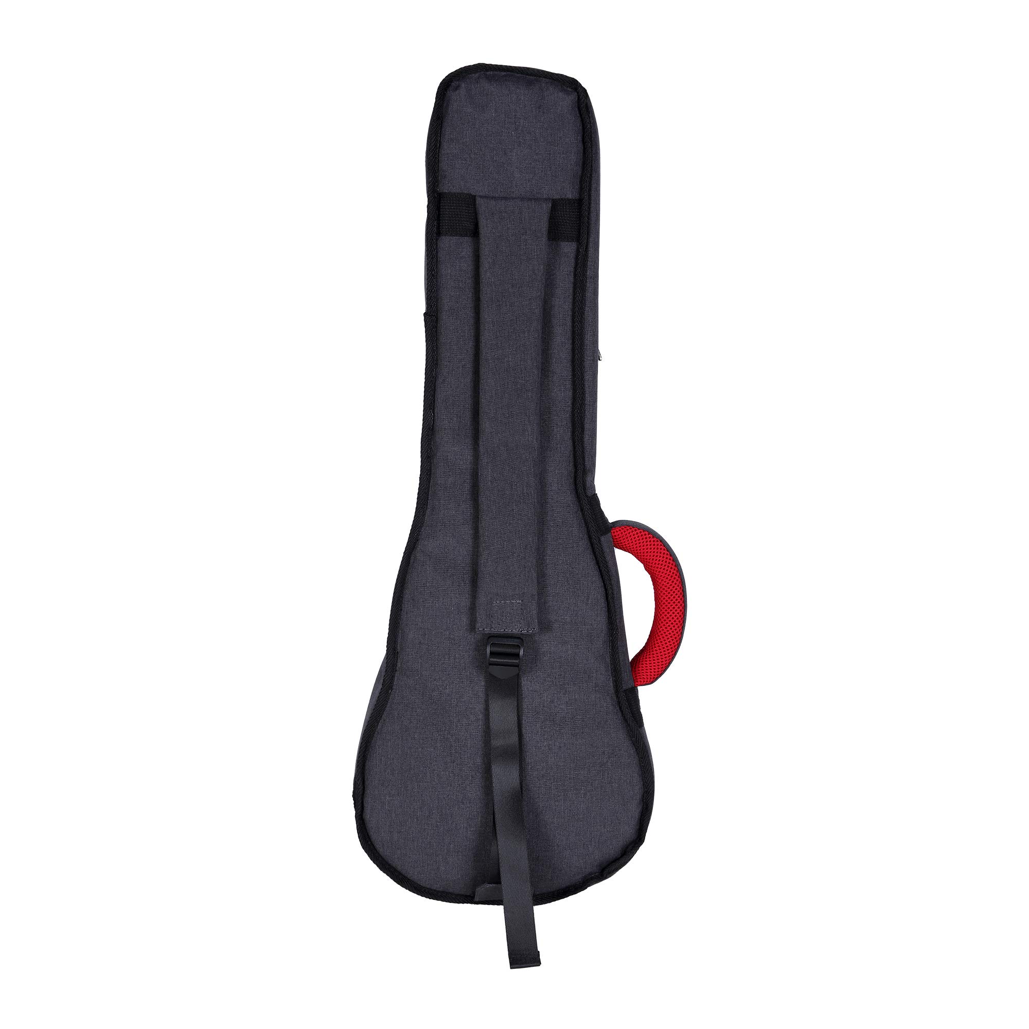 Crossrock Bolsa para Ukelele Tenor con Correas Acolchadas de 10 mm en Gris Oscuro (CRSG107TUDG)
