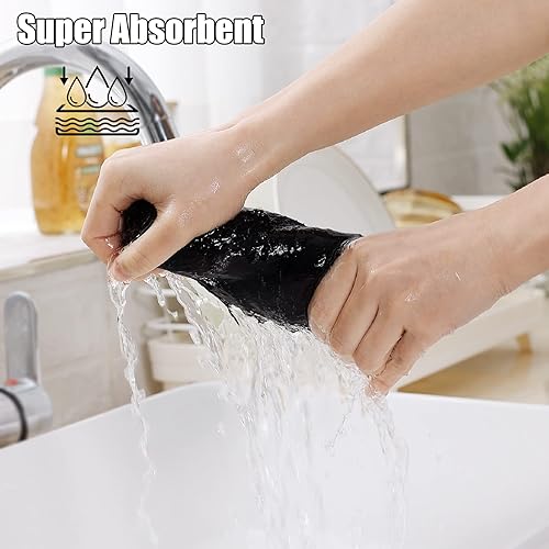 Miniatura 3 de homing Toallas de cocina, 100% algodón, tejido gofre, para secar platos, súper suaves, absorbentes, de secado rápido, paquete de 4 toallas de mano a