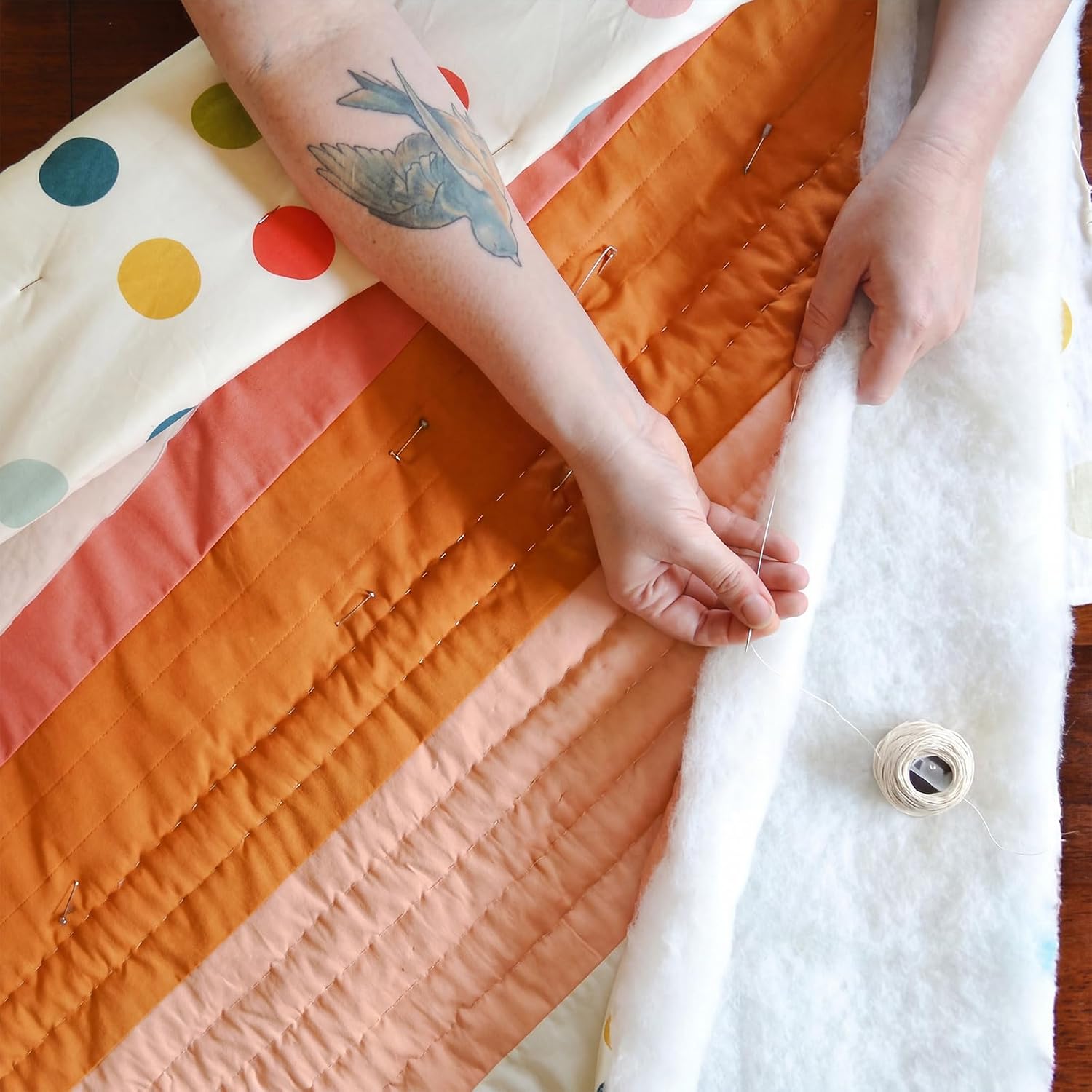 Batiyeer 90" x 108" x 0.8'' Queen Upholstery Batting for Quilting Polyester Quilt Batting, Multipurpose Fiberfill Stuffing Fabric for Blankets Sewing DIY Cushion Foam Padding Pillows Already Cropped