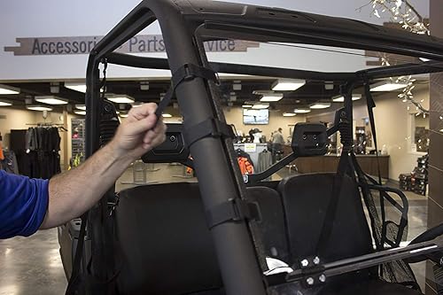 Miniatura 9 de Techo y parabrisas plegable y protector de viento, lo último en versatilidad, de policarbonato resistente contra arañazos. Fabricado en los Estados