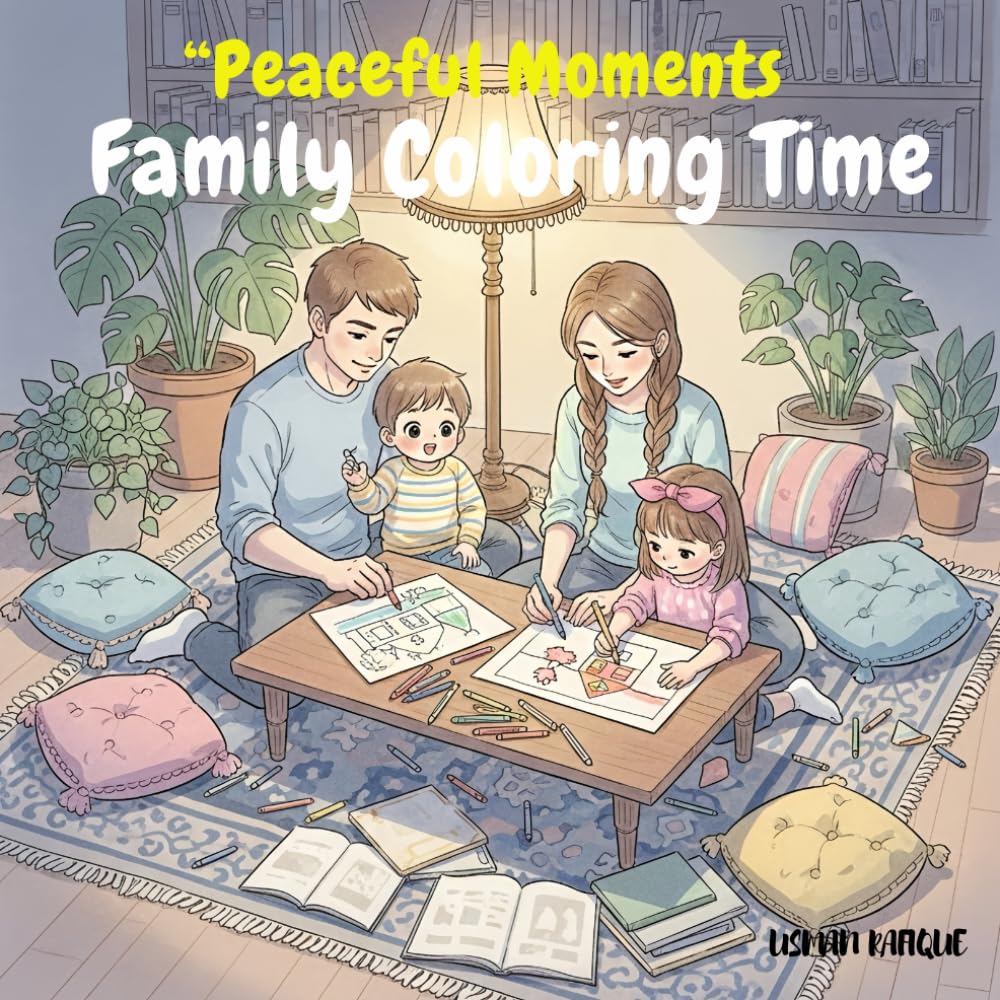 Peaceful Moments: Family Coloring Time: A Heartwarming Coloring Journey for Calm, Love, and Togetherness (Peaceful Moments: A Relaxing Colouring Book Series)