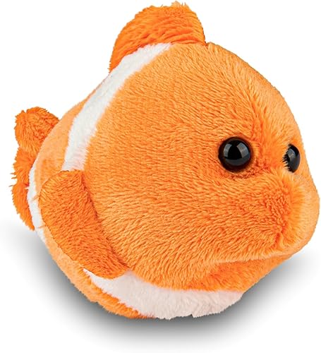 Miniatura 7 de Forest & Twelfth Mini Pez Payaso de peluche, paquete de 12 juguetes de peluche para niños, zoológico Ocean Animal Party Favors y bolsas de