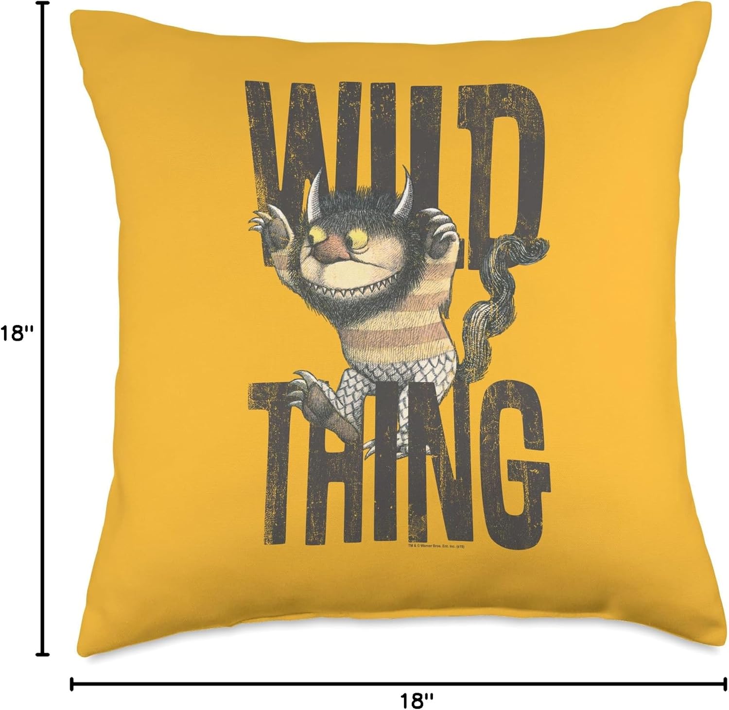 Where the Wild Things Are Wild Thing Throw Pillow