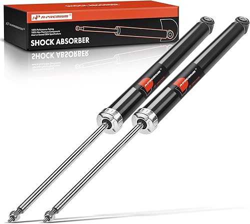 A-Premium Par (2) amortiguadores de amortiguadores traseros compatibles con Mazda 3 2010-2013, 2.0L 2.5L, lado del conductor y del pasajero,