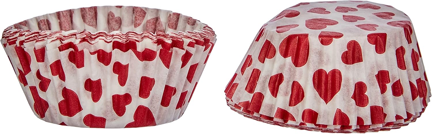 Zenker Muffins forms, one size, Red, 50 Einheiten