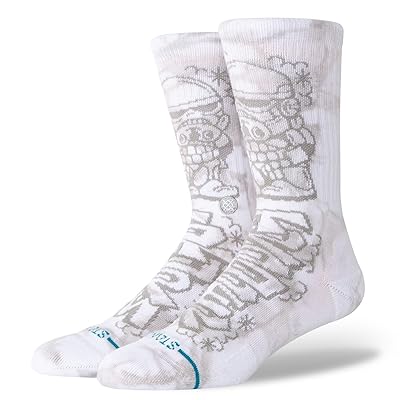 Stance Dj Trooper Crew Knee High Socks Shoes White