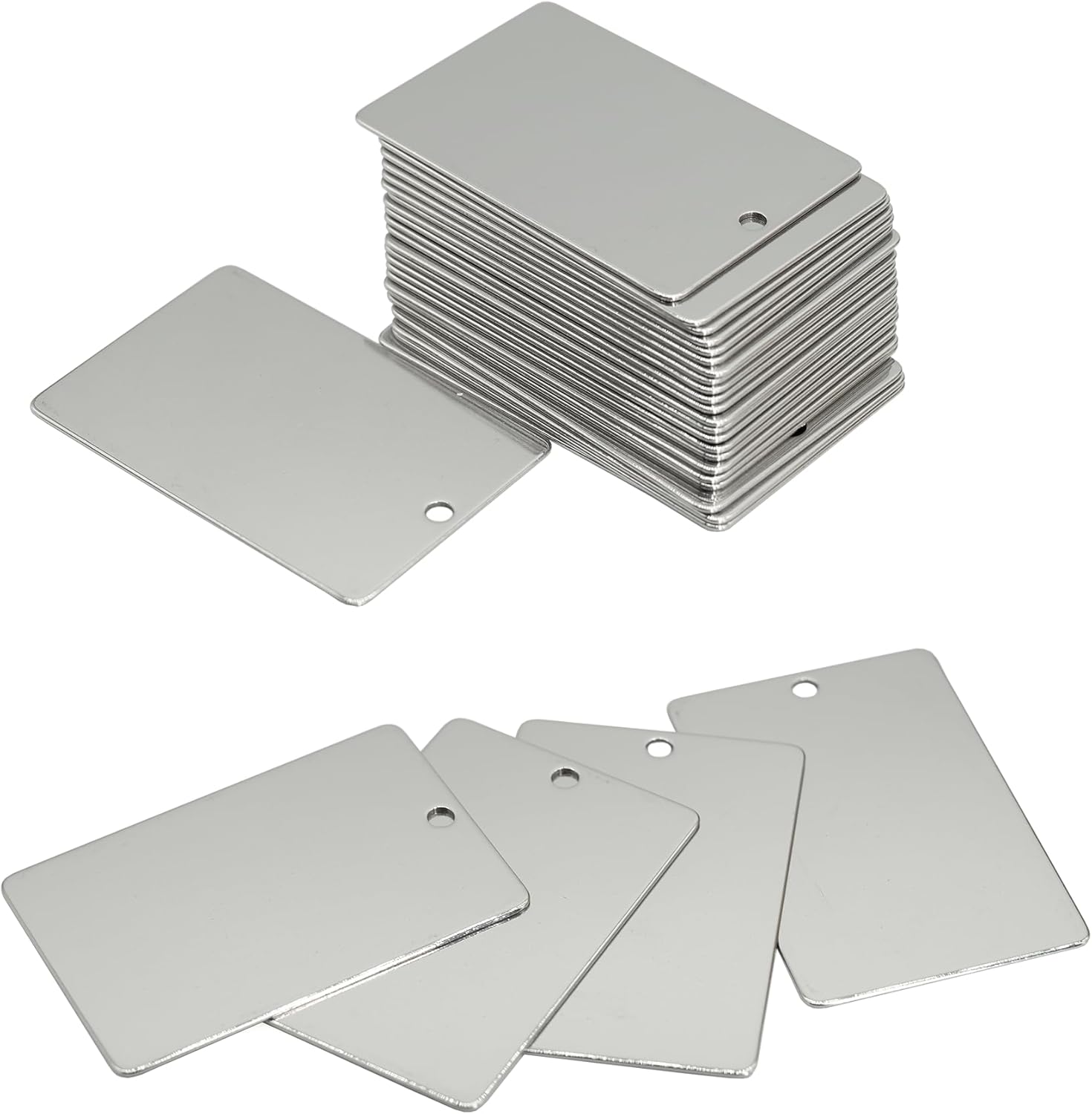 StayMax Engraving Blanks Stamping Blanks 25 Pack 6x4 CM