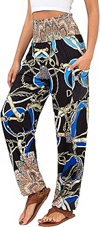womens Boho Palazzo Slacks