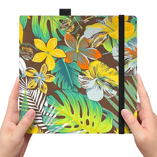 Miniatura 61 de Square 8x8" Bleedproof Marker Paper Pad, 110 gsm Alcohol Ink Bristol Paper Sketchbook, Handmade Journal Hardbound 88 Sheets (176 Pages) Markers Ink