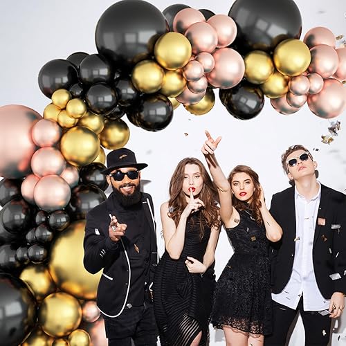 Miniatura 4 de Kit de guirnalda de globos azules y nude kit de arco de globos de baby shower con globos de látex azul macarrón y retro albaricoque y dorado para