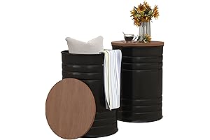 HOMCOM Nesting End Table: Perfect for Storage and Decor